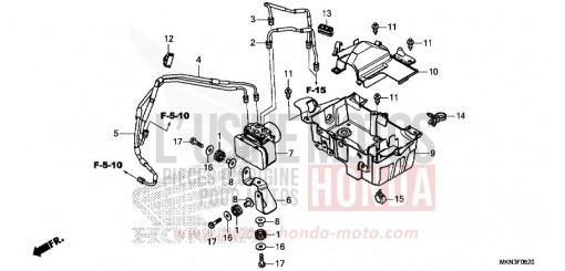 MODULATORE ABS CB650RAK di 2019